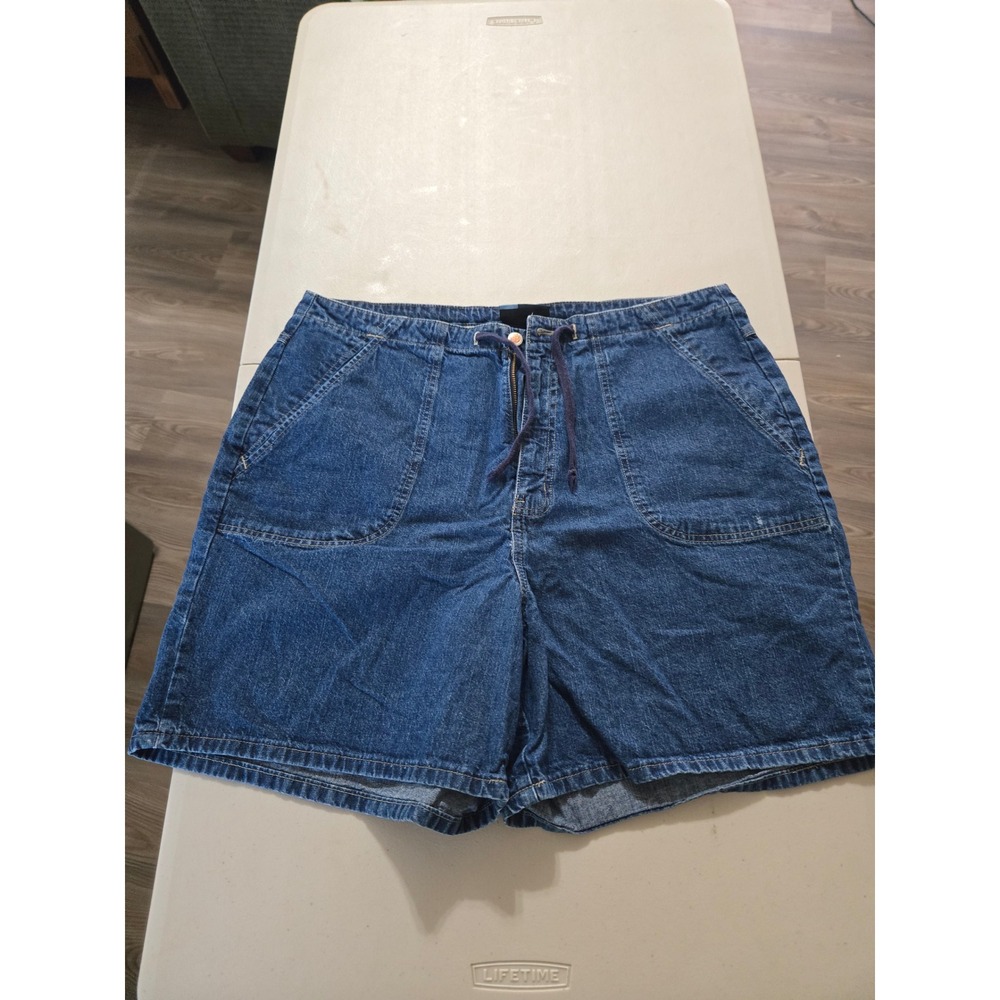 Vintage 90s Avenue Blues Womens Denim Shorts Size 18
